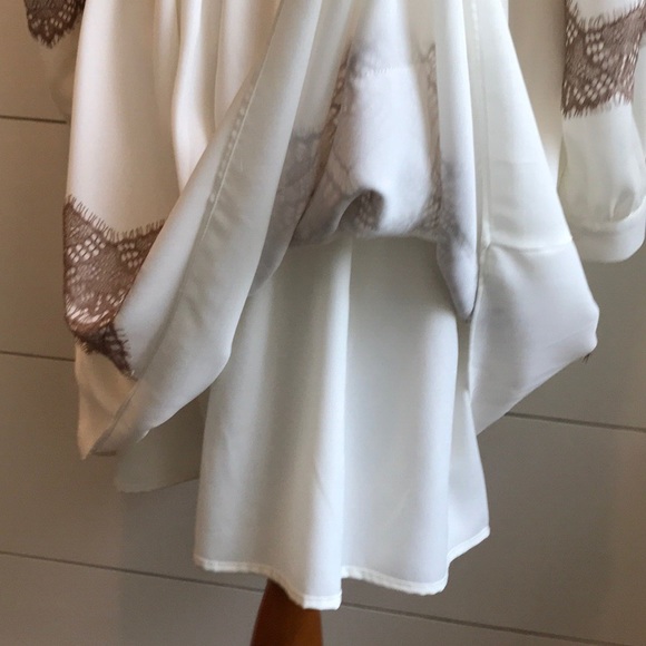 White Long sleeve Dress | Darling | Anthropologie - Picture 7 of 8